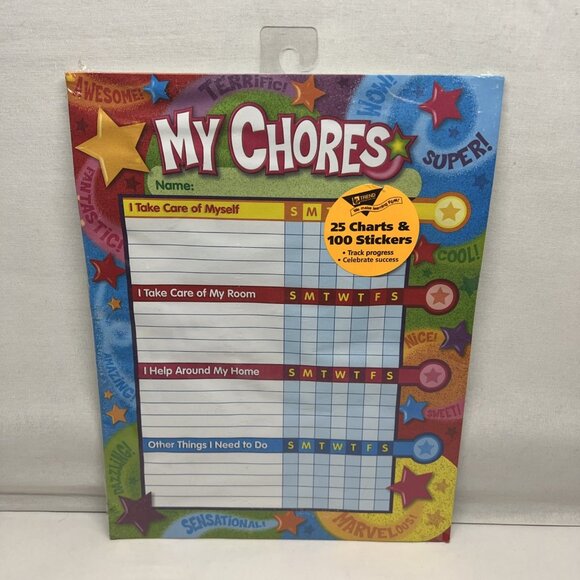 Trend Enterprises Chart Chore Praise 8-1/2"Wx11"H 25 MI 73130 - Picture 1 of 2